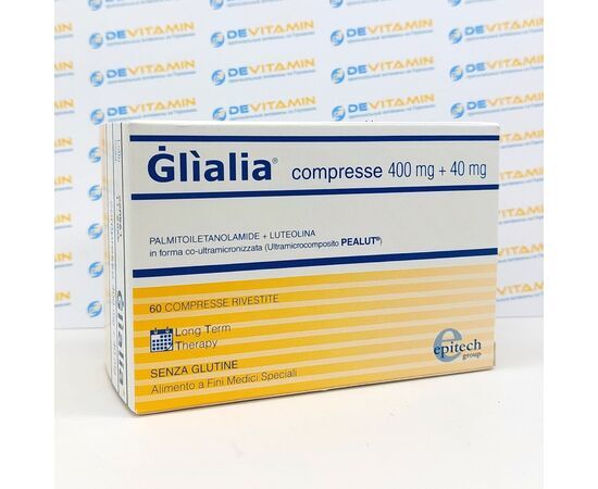 Glialia Глиалия 400 мг + 40 мг, таблетки, 60 шт, Италия
