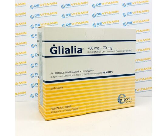 Glialia Глиалия 700 мг + 70 мг, 20 саше, Италия