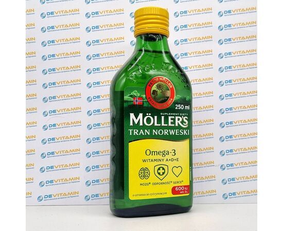 Mollers Gold Omega-3 Рыбий жир Меллер Омега-3, 250 мл, Норвегия