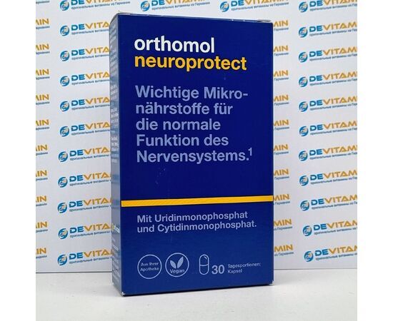 Orthomol Neuroprotect Ортомол Нейропротект для нервной системы, 30 капсул, ГерманияOrthomol Neuroprotect Ортомол Нейропротект для нервной системы, 30 капсул, Германия
