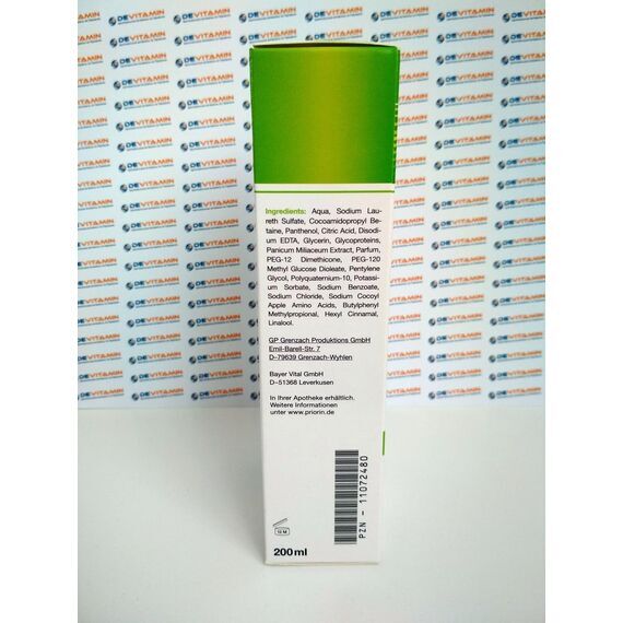 Priorin Shampoo Приорин шампунь, против выпадения волос, 200 мл, Германия Priorin Shampoo Приорин шампунь, против выпадения волос, 200 мл, Германия