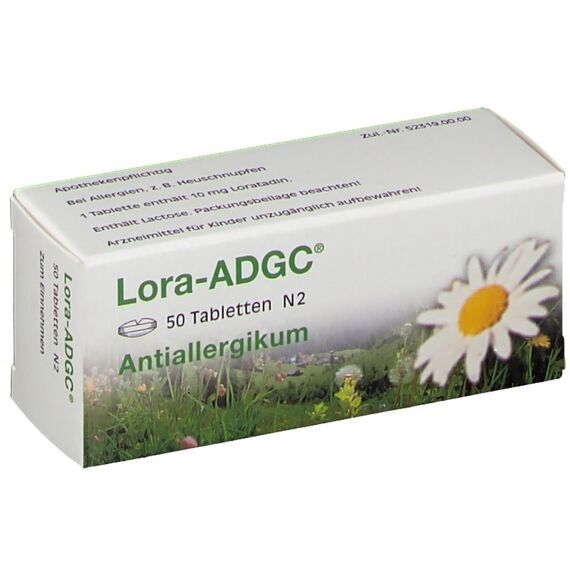 Противоаллергический препарат Lora-ADGC, 50 таблеток