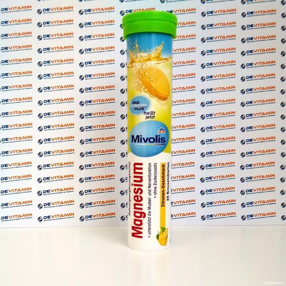Magnesium Магний, шипучие таблетки, 20 шт, Германия