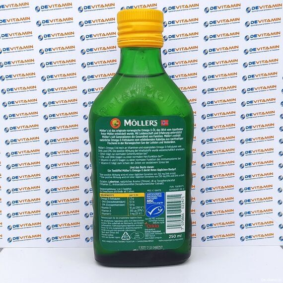 Mollers Omega-3 Меллерс Омега-3 с цитрусовым ароматом, 250 мл, Германия