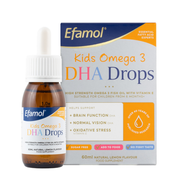 Efamol Kids Omega-3 DHA Drops Эфамол Омега-3 для детей в каплях, 60 мл ...