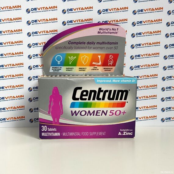 Centrum Woman 50+ Центрум для женщин 50+, 30 капсул, Великобритания