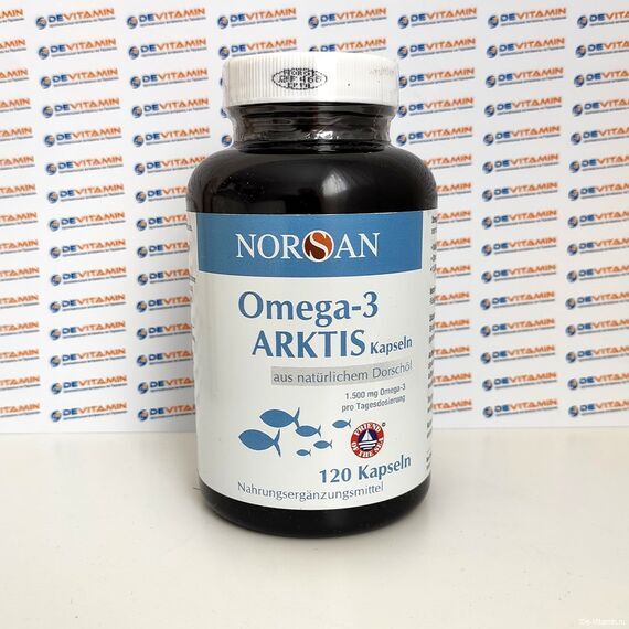 NORSAN Omega-3 Arktis НОРСАН Омега-3 Арктика, 120 шт, Германия