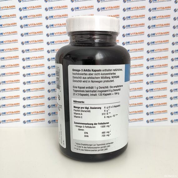 NORSAN Omega-3 Arktis НОРСАН Омега-3 Арктика, 120 шт, Германия