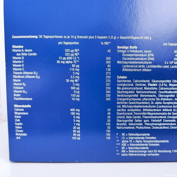 Orthomol Natal Granulat/Kapseln Ортомол Натал гранулы/капсулы, 30 шт, Германия