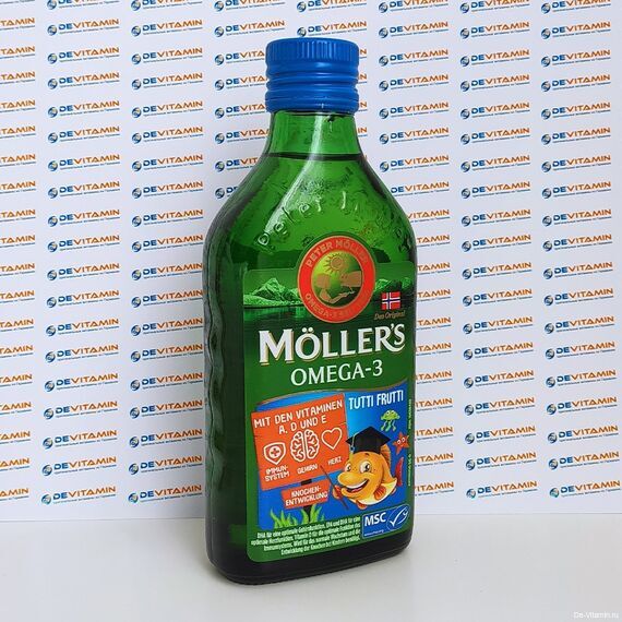 MÖLLERS OMEGA 3 KIDS Меллерс Омега 3 для детей, 250 мл, Германия