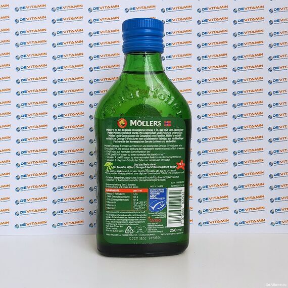 MÖLLERS OMEGA 3 KIDS Меллерс Омега 3 для детей, 250 мл, Германия