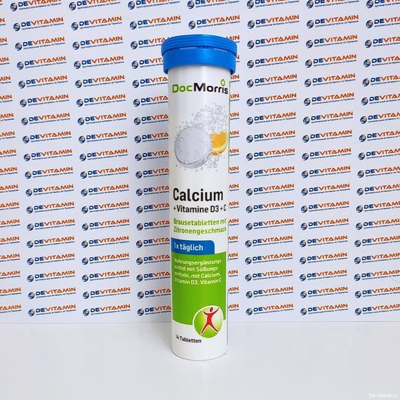 DocMorris Calcium Кальций, шипучие таблетки, 14 шт, Германия