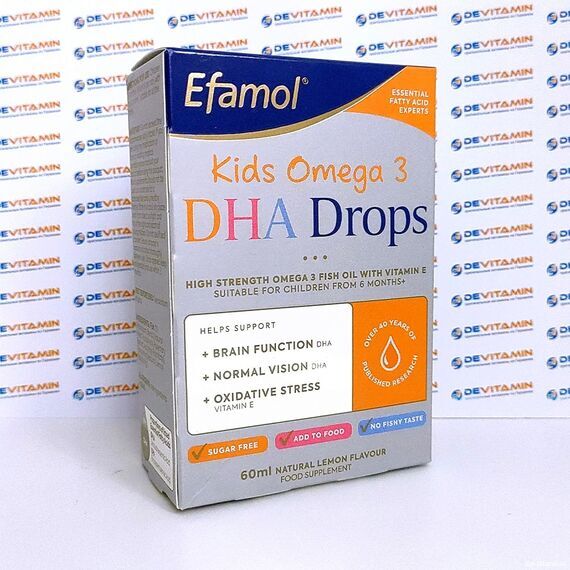 Efamol Kids Omega-3 DHA Drops Эфамол Омега-3 для детей в каплях, 60 мл, ВеликобританияEfamol Kids Omega-3 DHA Drops Эфамол Омега-3 для детей в каплях, 60 мл, Великобритания