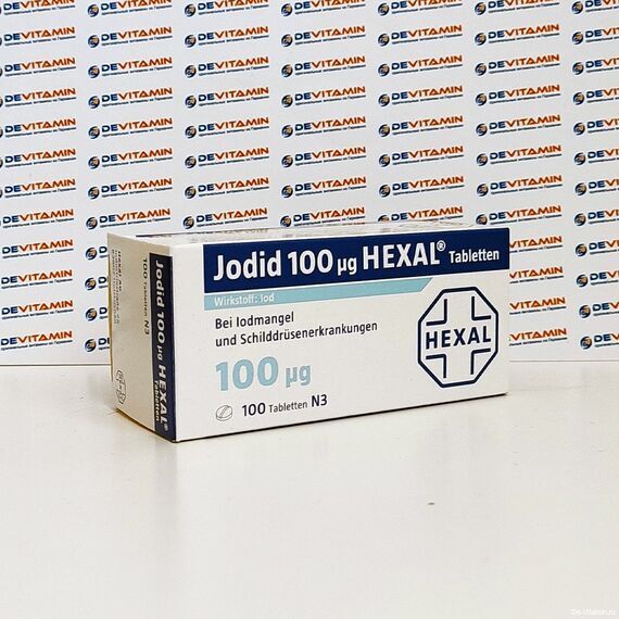 Jodid Hexal Йод 100 мг, 100 шт, Германия