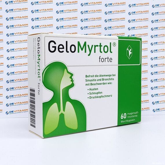 GeloMyrtol forte Геломиртол при гайморите и бронхите, 20 капсул, Германия