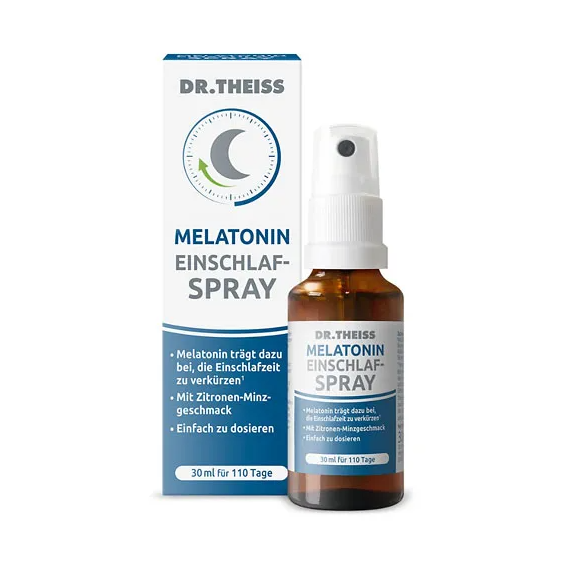 Melatonin DR. THEISS Спрей для сна с мелатонином, 30 мл, Германия ...