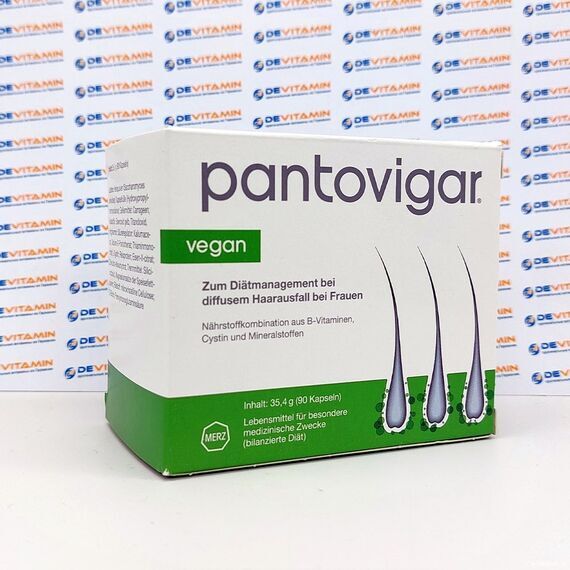 Pantovigar Пантовигар от выпадения волос, 90 капсул, Германия