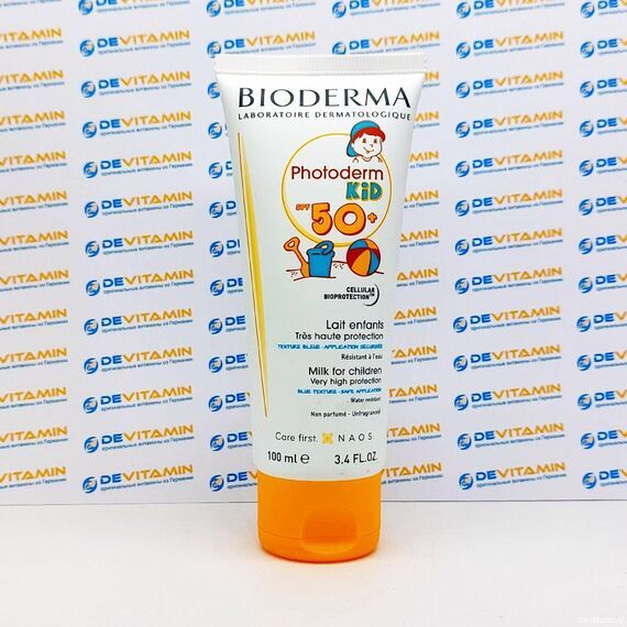 BIODERMA photoderm KID 50+ spf Солнцезащитное молочко для детей SPF 50+, 100 мл, Франция
