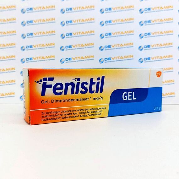 Fenistil Gel Фенистил гель, при укусах насекомых и ожогах, 30 г, Германия