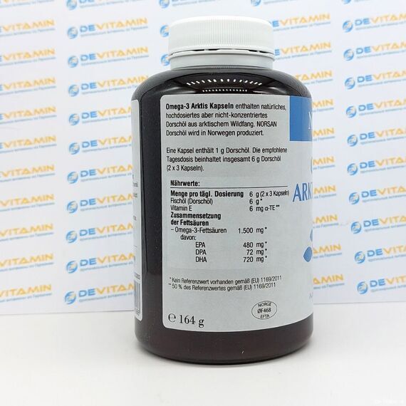 NORSAN Omega-3 Arktis НОРСАН Омега-3 Арктика, 120 шт, Германия