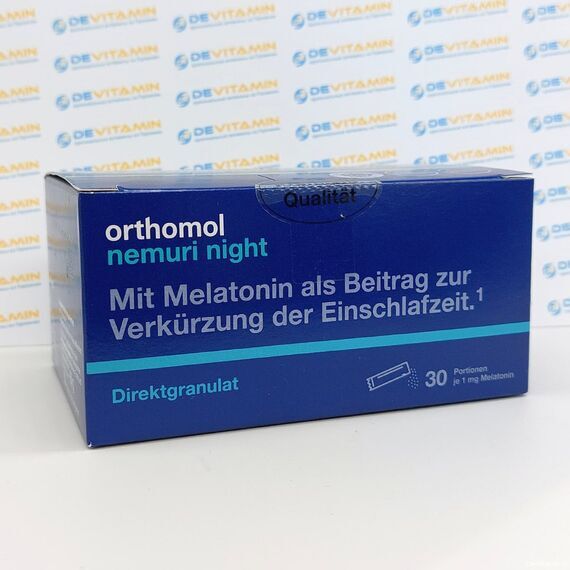 Orthomol Nemuri Night Ортомол Немури ночной для сна, 30 шт, Германия