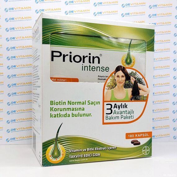Priorin Intense Приорин Интенс витамины для волос, 180 капсул, Испания