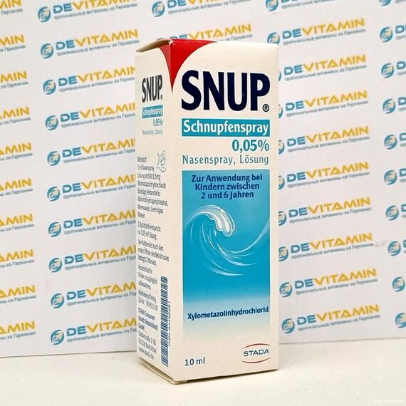 Snup Schnupfenspray 0.05% Снуп: сосудосуживающий спрей, 10 мл, Германия