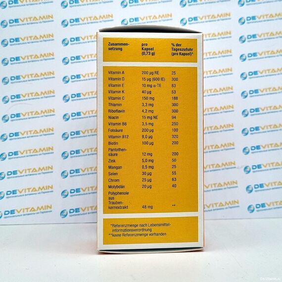 Eunova Langzeit Мультивитамины с депо эффектом, 60 шт, Германия