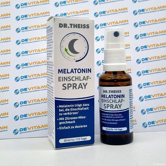 Melatonin DR. THEISS Спрей для сна с мелатонином, 30 мл, Германия ...