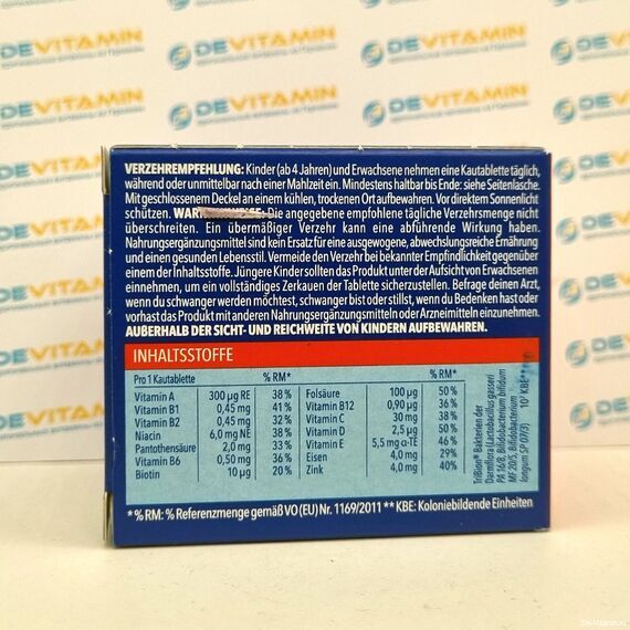 Bion 3 Junior Бион с пробиотиками и витаминами для детей, 30 таблеток, Германия