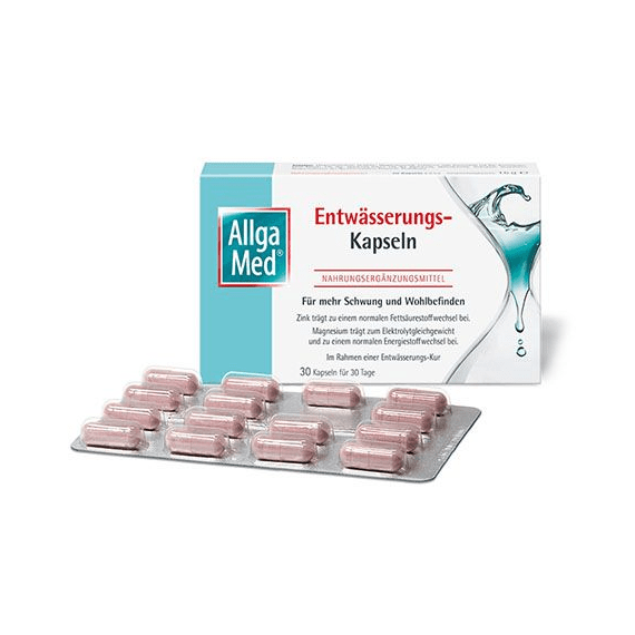 AllgaMed Дренажные капсулы, 30 шт, Германия