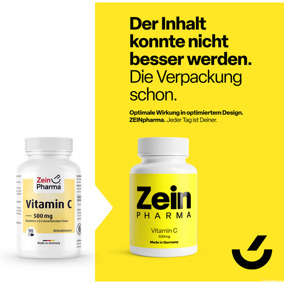 Буферизированный витамин С 500 мг Vitamin C gepuffert, 90 шт, Германия