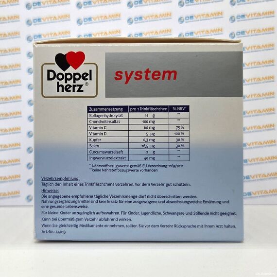 Doppelherz KOLLAGEN 11.000 Коллаген с куркумой и имбирем, 30 шт, Германия
