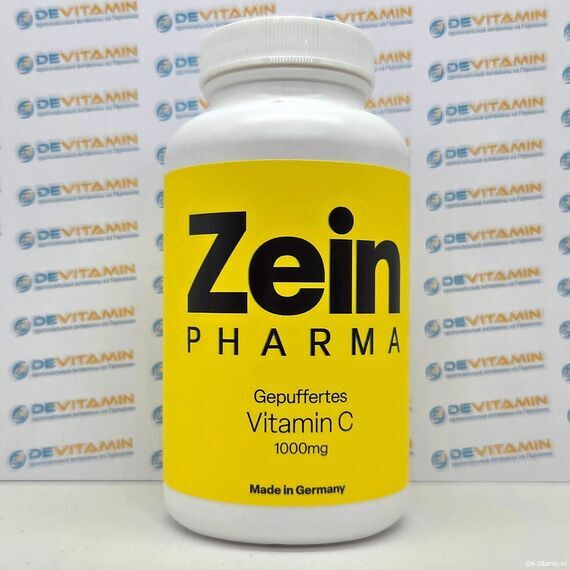 Vitamin C gepuffert Буферизированный витамин С 1000 mg ZeinPharma, 120 шт, Германия