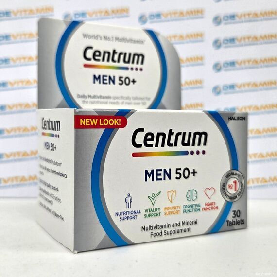 Centrum Men 50+ Центрум для мужчин 50+, 30 капсул, Великобритания