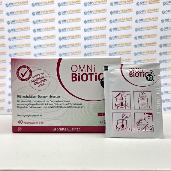 OMNi-BiOTiC 10 Пробиотик Омни-биотик 10, 40 порций по 5 г, Германия