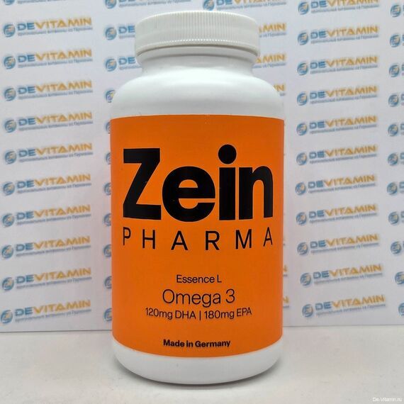 Zein Pharma Omega-3 Омега рыбий жир, 1000 мг, 140 капсул, Германия