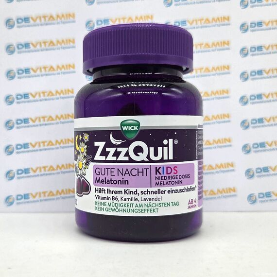 ZzzQuil Gute Nacht Kids Жевательные конфеты для сна, для детей, 30 шт, Германия