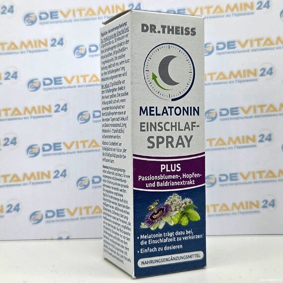 Спрей для сна с мелатонином DR. THEISS Melatonin Plus, 20 мл, Германия