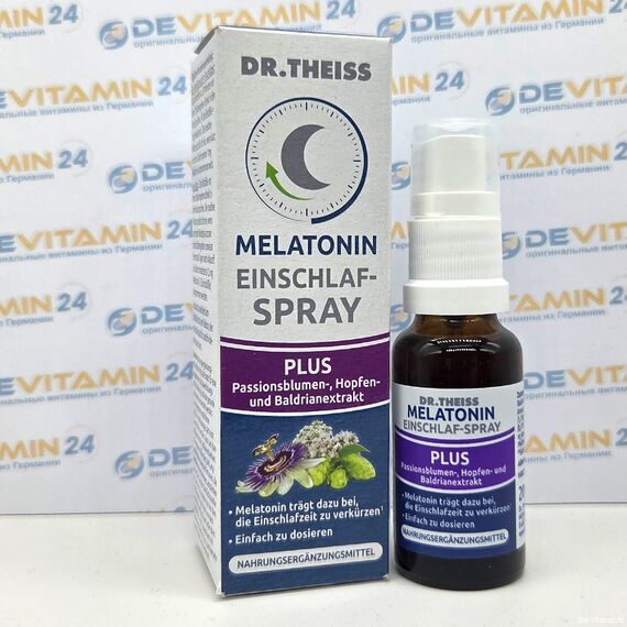Спрей для сна с мелатонином DR. THEISS Melatonin Plus, 20 мл, Германия