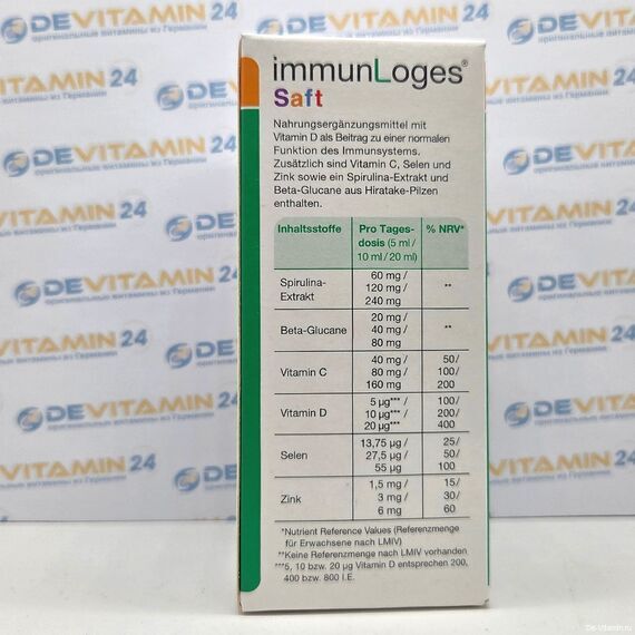 Immun Loges Saft 150 ml, Сироп для иммунитета Dr. Loges, 150 мл, Германия