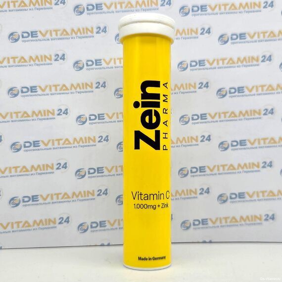 Vitamin C 1000 mg + Zink Витамин С + Цинк 1000 мг, 20 шипучих таблеток, Германия
