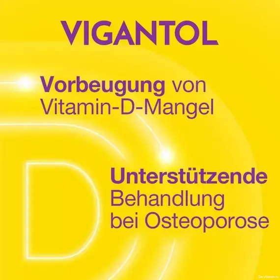 Вигантол 1000 М.Е. Vigantol 1000 I.E., 200 шт. из Германии в таблетках (бывш. Вигантолеттен)