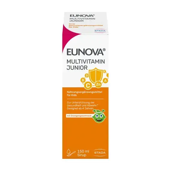 Eunova Junior Эунова Мультивитамины для детей в сиропе, 150 мл, Германия