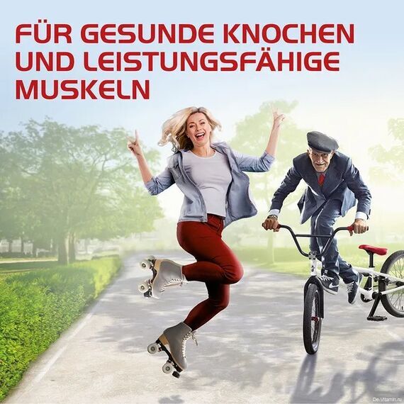 Vitamin D3 K2 Hevert Витамины Д3 2000 ед, К2 с кальцием и магнием, 60 таблеток, Германия