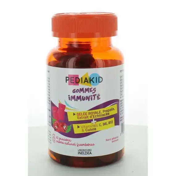 PEDIAKID Gommes Immunité Педиакид укрепление иммунитета, Франция, 60 штук